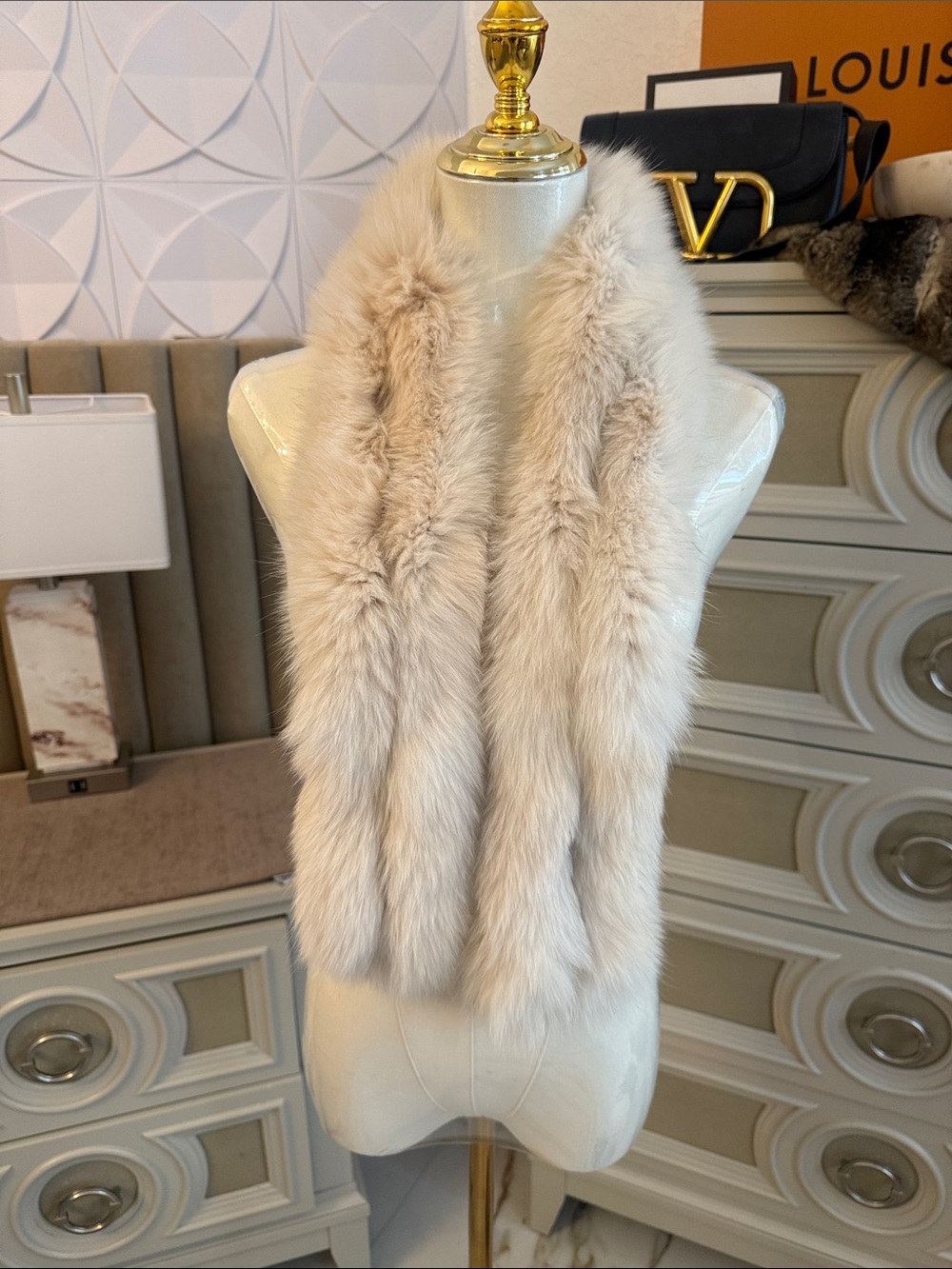 Vintage Fox fur scarf